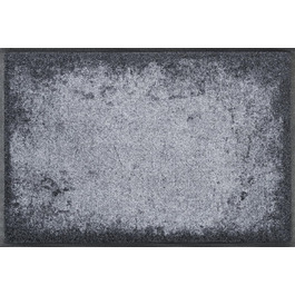 Килимок для підлоги wash+dry Shades of Grey 50x75 см, для внутрішнього та зовнішнього використання, праний, сіро-чорний
