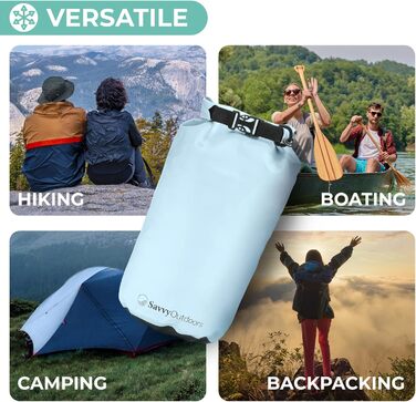 Водонепроникний сухий мішок Drybag 5/10/20/30 л для кемпінгу, пляжу, каякінгу, туризму та човна – захист речей і продуктів