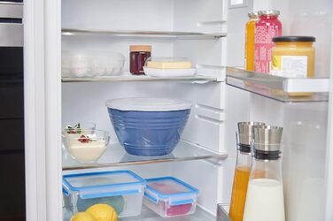 Миска для змішування Emsa Prep&Bake 4,15 л з кришкою, пластикова, для зберігання в холодильнику, нековзке дно, стабільна, підходить для миття в посудомийній машині, штабельована