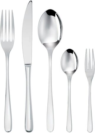 Набір столових приборів Sambonet Taste 18/10, 60 предметів для 12 осіб, нержавіюча сталь, моноблок, можна мити в посудомийній машині