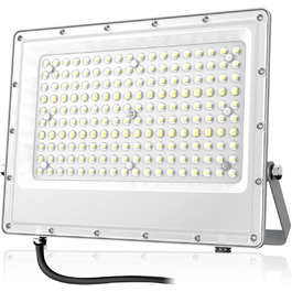 LED прожектор для вулиці 150Вт, 15000Лм, холодне світло 6000K, IP65, водонепроникний, для саду, тераси, гаража, майстерні, спортмайданчика