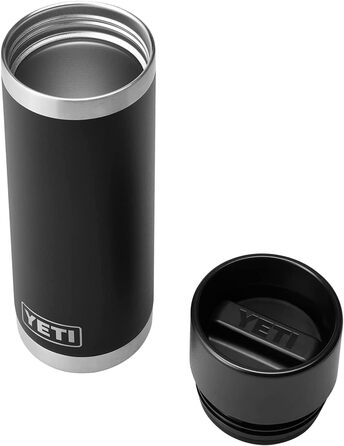 Термос-бутилка YETI Rambler 532 мл з кришкою Hotshot, чорна