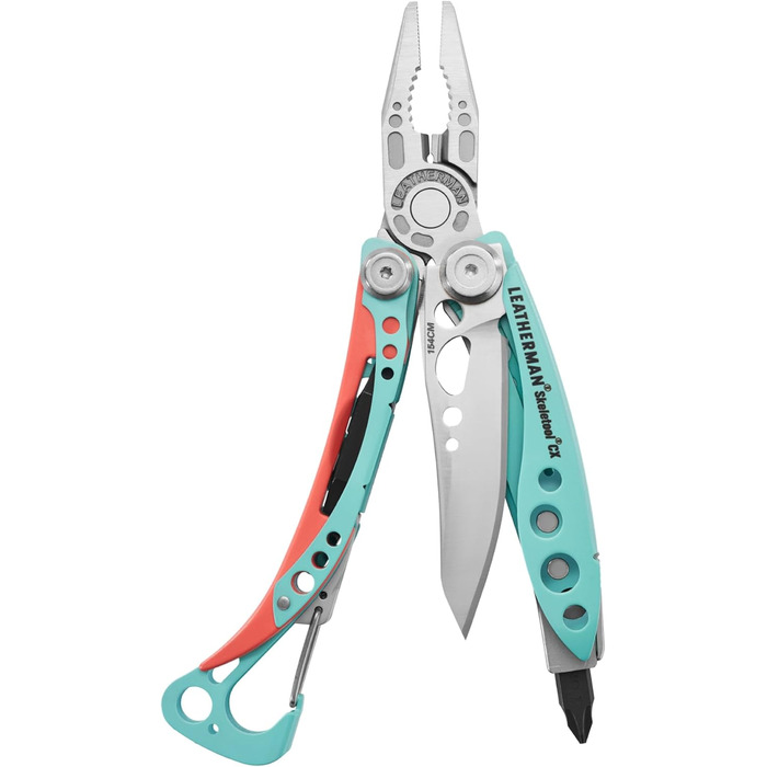 Мультитул Leatherman Skeletool CX 7-в-1 для кемпінгу та виживання, нержавіюча сталь