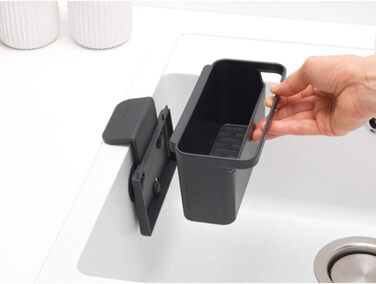 Органайзер для миття Brabantia, пластик, темно-сірий, універсальний розмір