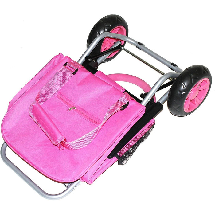 Складаний візок для покупок dbest products Trolley Dolly, рожевий