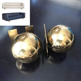 Ніжки для меблів Refue Metal Gold 12см 600кг (4 шт. )