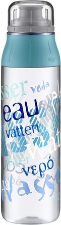 Пляшка для води alfi Tritan 700 мл, BPA Free, герметична, підходить для газованої води, для спорту, школи та подорожей, можна мити в посудомийці, колір Water Blue