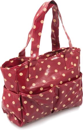 Бавовняна сумка для рукоділля Hobby Gift, червона, 14x36,5x30 см