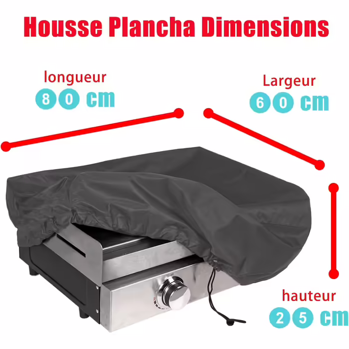 Водонепроникний чохол Plancha, 600D, чорний
