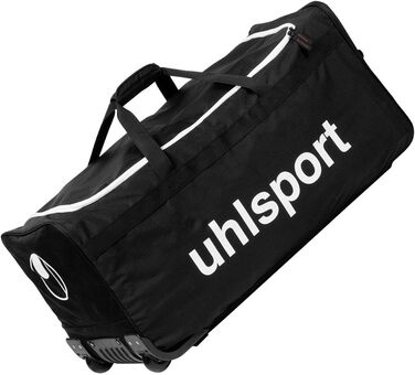 Універсальна спортивна сумка-трансформер Uhlsport Basic Line 110 л з коліщатками, чорна, для подорожей і тренувань