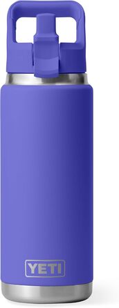 Термос-бутилка YETI Rambler C з трубочкою, вакуумна, нержавіюча сталь, 769 мл, Ultra Marine Violet