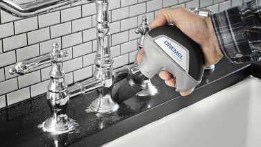 Багатофункціональний бездротовий очищувач Dremel Versa PC10 з 9 насадками, щіткою та захистом від бризок для швидкого прибирання