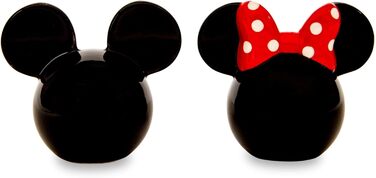 Набір керамічних солонок і перечниць Disney Міккі та Мінні Маус, 2 шт. | Диспенсери для спецій