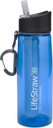 Пляшка-фільтр LifeStraw Go 2 етапи, синя, 650 мл, багаторазова