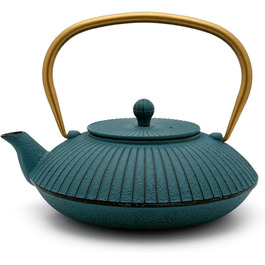 Чайник Bredemeijer Asia 1.1 л, синій, чавунний з фільтром із нержавіючої сталі