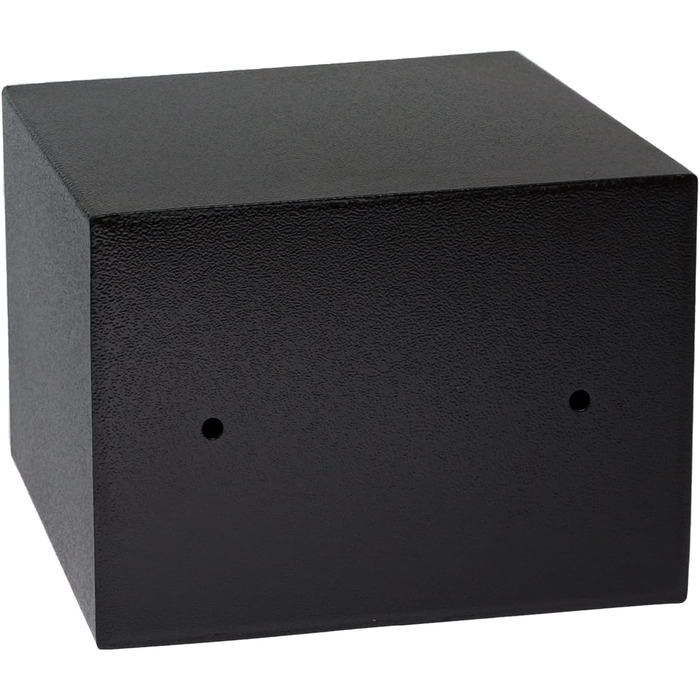 Сейф HMF 49216-02 маленький з ключем, меблевий, 23x17x17 см, чорний