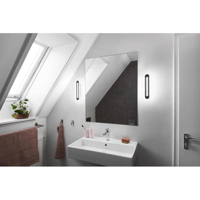 Розумна світлодіодна лампа для ванної LEDVANCE Orbis Bath, 1200 Лм, 3000-6500K, 30 см, IP44, Wi-Fi, диммована, керування через додаток і голосовий асистент