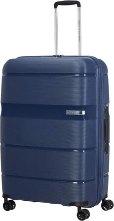 Валіза American Tourister Linex Spinner L, 76 см, 102 л, синя, на 4 колесах