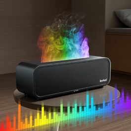 Аромадифузор Jeebel для ефірних олій з ритмічною ідентифікацією, RGB-підсвіткою, пультом ДУ, 7 режимами, таймером, 250 мл – зволожувач повітря для аромотерапії в спальню та офіс