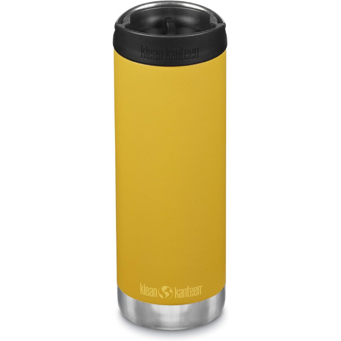Термобутилка Klean Kanteen TKWide 473 мл для напоїв, колір жовтий (Marigold), чоловіча