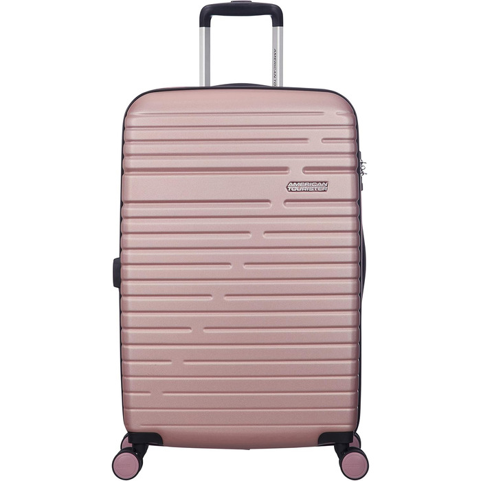 Валіза American Tourister Aero Racer Spinner 68 см, розширювана, 75.5 л, рожевий, легка, на 4 колесах