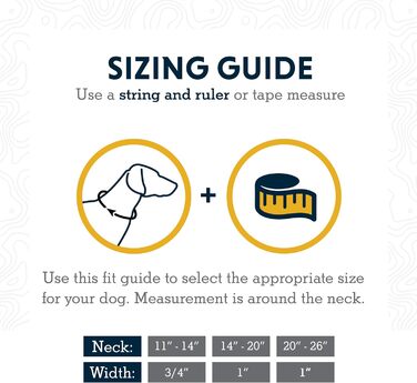 Нашийник для собак RUFFWEAR Crag, світловідбивний, зручний, для щоденного використання, зелений, 51–66 см