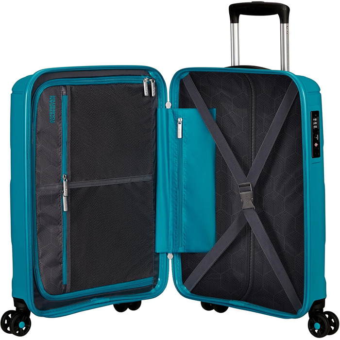 Валіза American Tourister Sunside Spinner L 77 см, чорна, розширювана, 118 л, на 4 колесах