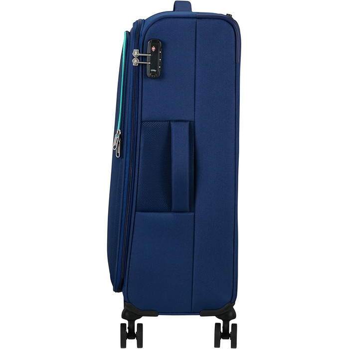 Валіза American Tourister Sea Seeker Spinner XL 80 см 92,5 л синя (Combat Navy), дорожня валіза на колесах