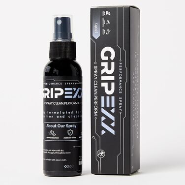 GRIPEXX 2-в-1 спрей для підошви спортивного взуття, підвищує зчеплення та оновлює підошву, універсальний спрей для покращення хвату баскетбольних кросівок, протиковзкий та для підвищення продуктивності