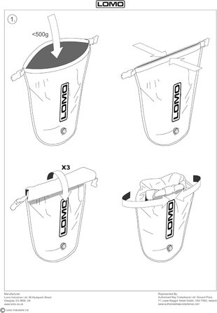 Герметична плаваюча сумка Lomo Drybag для водних видів спорту