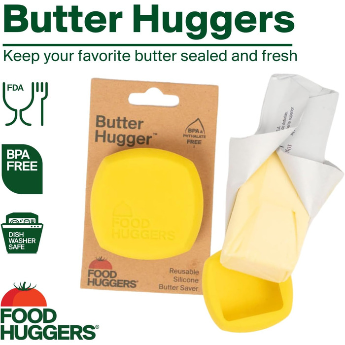 Butter Hugger – Патентована кришка для масла, зберігає свіжість і герметичність
