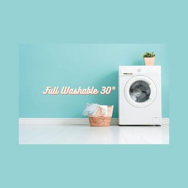 Декоративна подушка GM Soft Cloud 65x65 см, антиалергенна, з наповнювачем із гіпоалергенної фібри, чохол 100% бавовна, для ліжка, дивана, крісла, вироблено в Італії