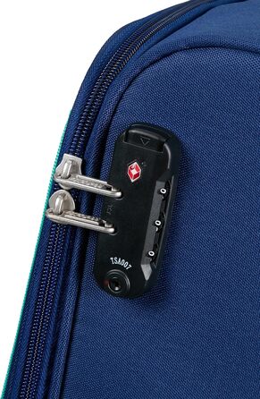 Валіза American Tourister Sea Seeker Spinner XL 80 см 92,5 л синя (Combat Navy), дорожня валіза на колесах