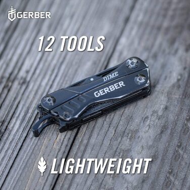 Мультитул Gerber Dime 12-в-1, кишеньковий, чорний, європейська версія