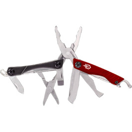 Мультитул Gerber Dime, 12 функцій, кишеньковий, чорний/червоний