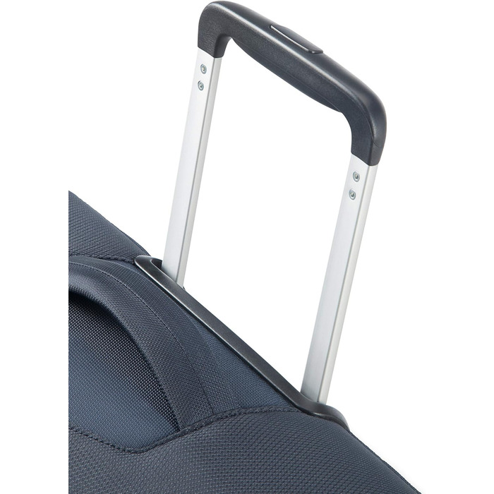 Валіза American Tourister Summerfunk синя, 79 см, 119 л, поліестер, на 4 колесах, розширювана, дорожня сумка для подорожей