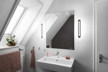 Розумна світлодіодна лампа для ванної LEDVANCE Orbis Bath, 1200 Лм, 3000-6500K, 30 см, IP44, Wi-Fi, диммована, керування через додаток і голосовий асистент