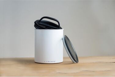 Банка для кави Airscape 1,1 кг, герметична кришка, біла