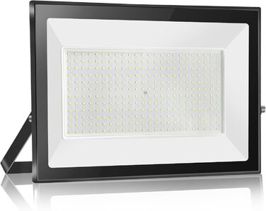 Світлодіодний прожектор 300W для вулиці, IP65 водонепроникний, 30000Лм, LED ліхтар для двору, саду, гаража, майстерні