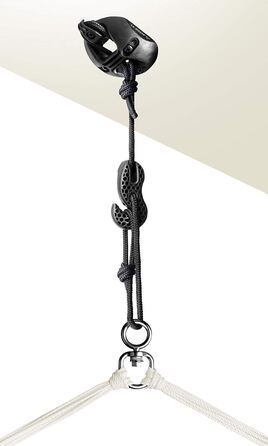 Кріплення La Siesta CasaMount Black для підвісних крісел і гамаків, універсальне, чорне, для різних поверхонь