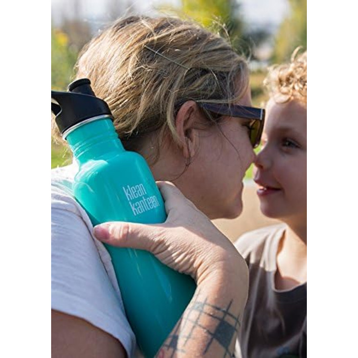 Пляшка з нержавіючої сталі Klean Kanteen з спортивною кришкою, оранжева