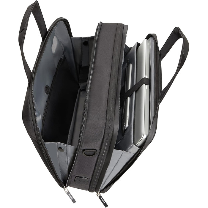 Розширювана сумка для ноутбука Samsonite Litepoint 15,6'' чорна, 40,5 см, 17,5/22 л