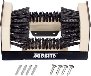 JobSite Оригінальна щітка-скребок для чищення взуття та чобіт, універсальна всепогодна для миття, полірування та чищення