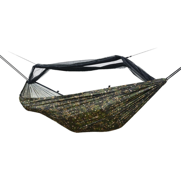 Гамак DD Hammocks Frontline MC з москітною сіткою, камуфляж, для кемпінгу та походів