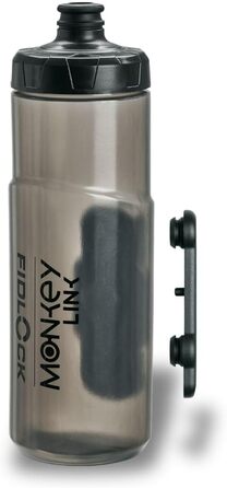Велосипедна пляшка MonkeyLink MonkeyBottle 600 мл з магнітним кріпленням, комплект (пляшка, BottleMount, BikeMount)