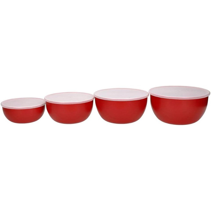 Набір мисок для змішування KitchenAid з 3 шт. , Empire Red, штабельовані