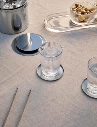 Набір склянок Stelton Pilastro 150 мл, рифлене скло, 6 шт, для гарячих і холодних напоїв, стійкі до миття в посудомийці, штабельовані