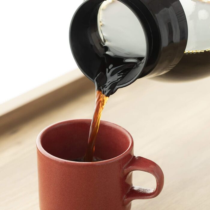Декантер Kalita 1.8 л чорний, скло, Японія – кавовий графин