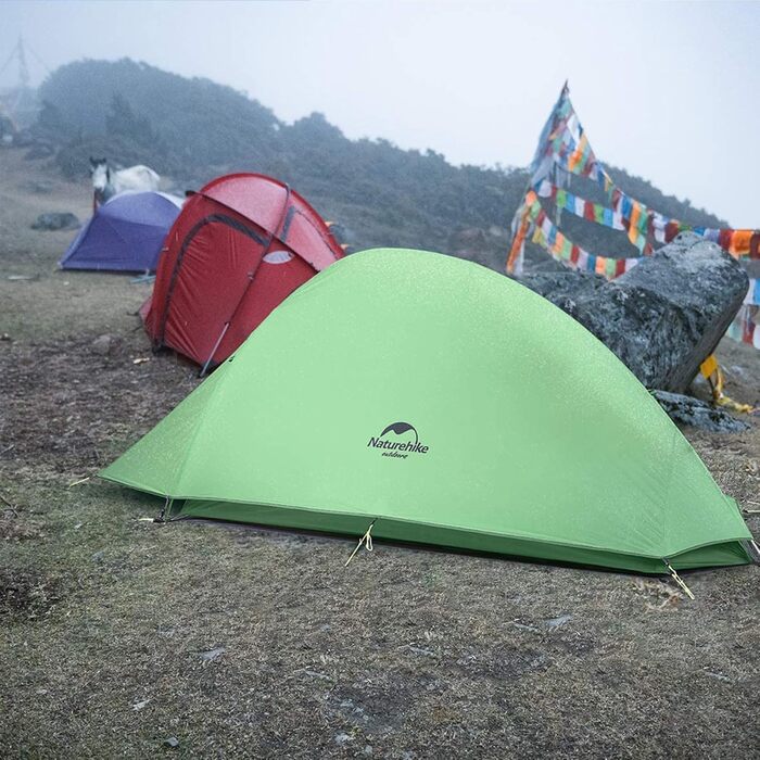 Намет Naturehike Cloud Up 1 для 1 особи, ультралегкий, 4-сезонний, для кемпінгу