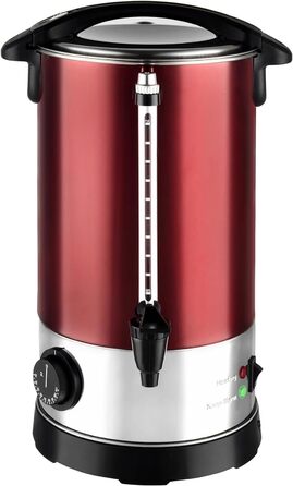 Автомат для гарячих напоїв і глінтвейну Kalorik TKG GW 910 IN, 6,8 л, нержавіюча сталь, червоний металевий